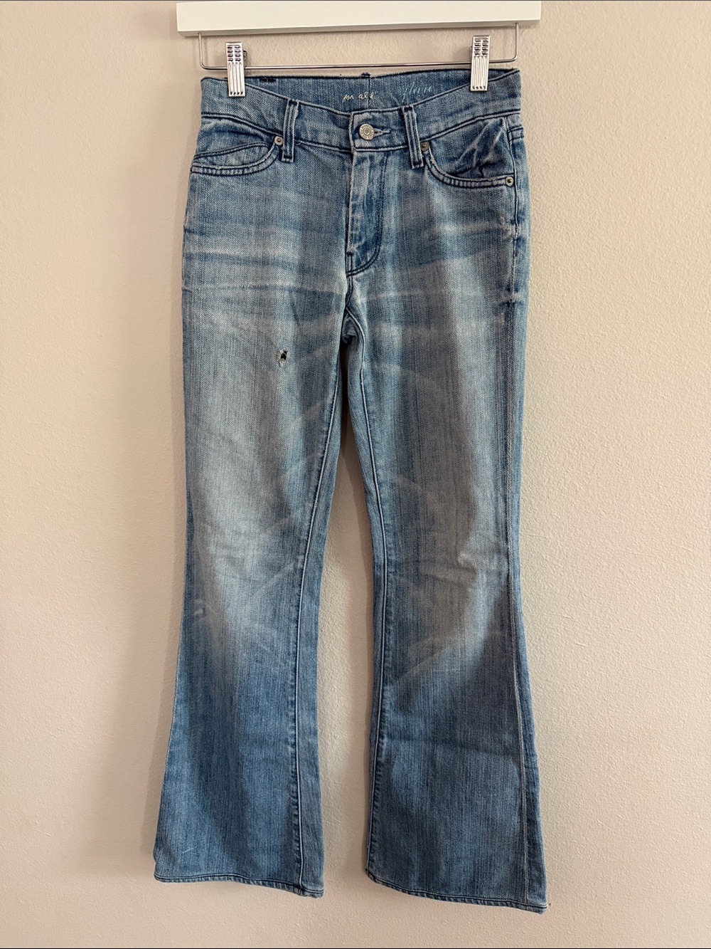 7 For All Mankind Vintage Crystal A Pocket Flare Jeans 24 | [PH0684]